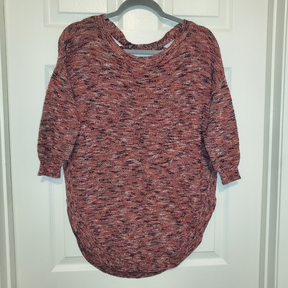 Express 3/4 Sleeve Sweater Small Women's Knitted 100% Cotton XS NWT